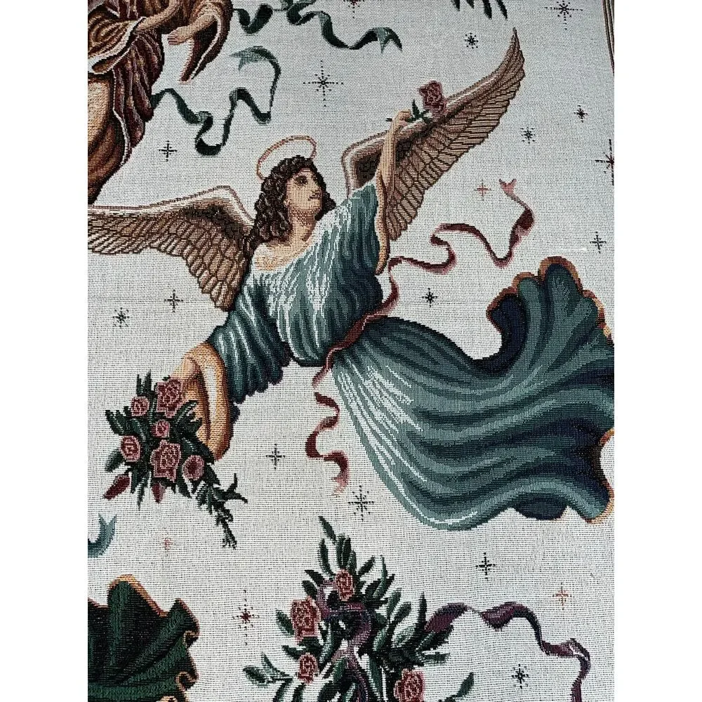 Trio Of Angels Tapestry Throw 50” x 70”